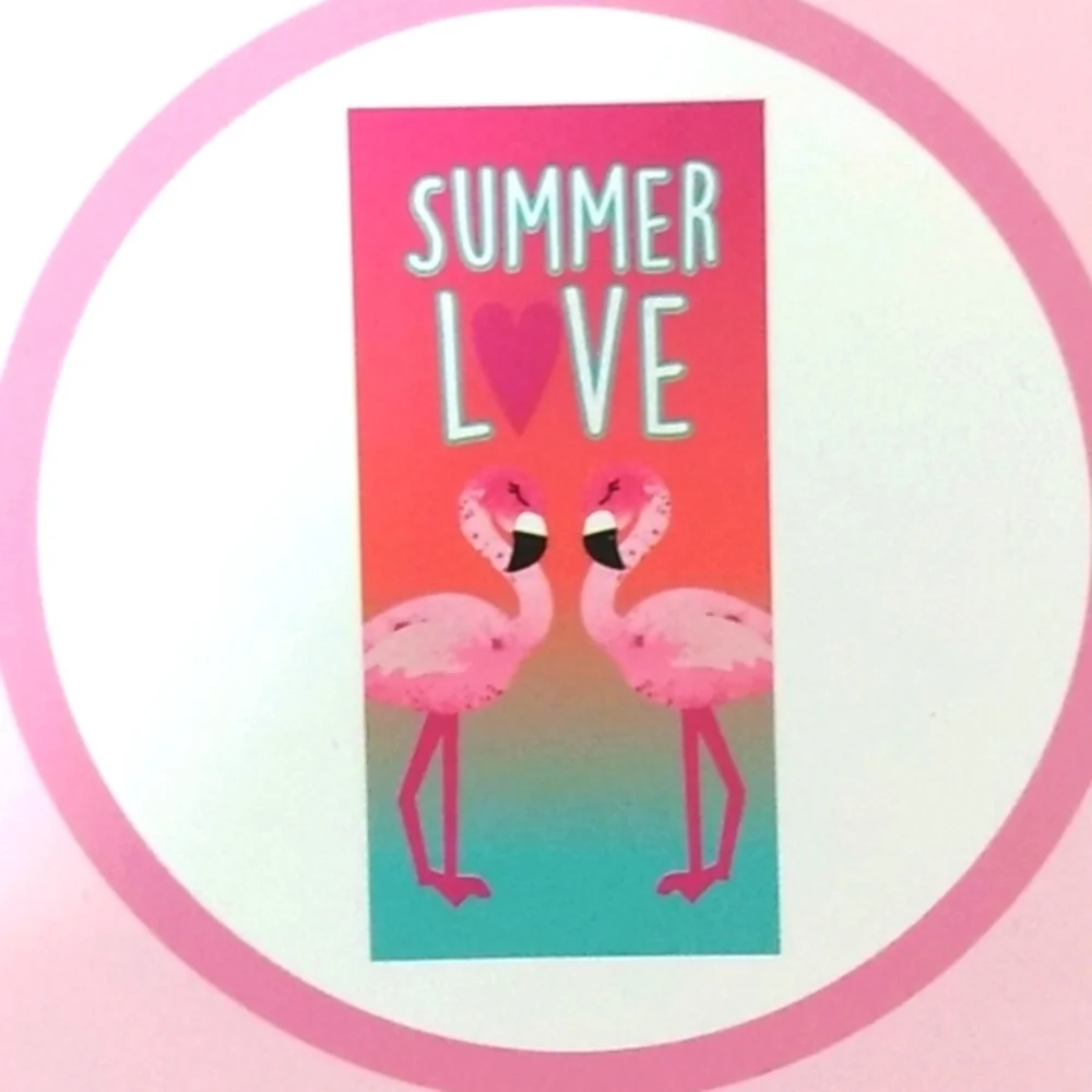 CAPELLI NEW YORK BEACH TOWEL - Pink Flamingos Summer Love - Size 28